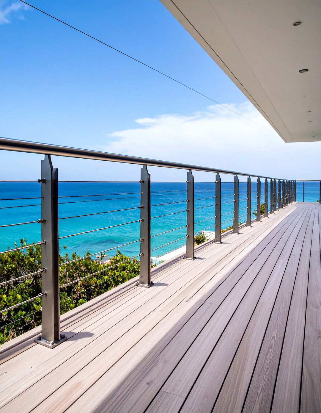 Stainless Steel Cable Railing Design - 24 Horizontal Deck Railing Ideas
