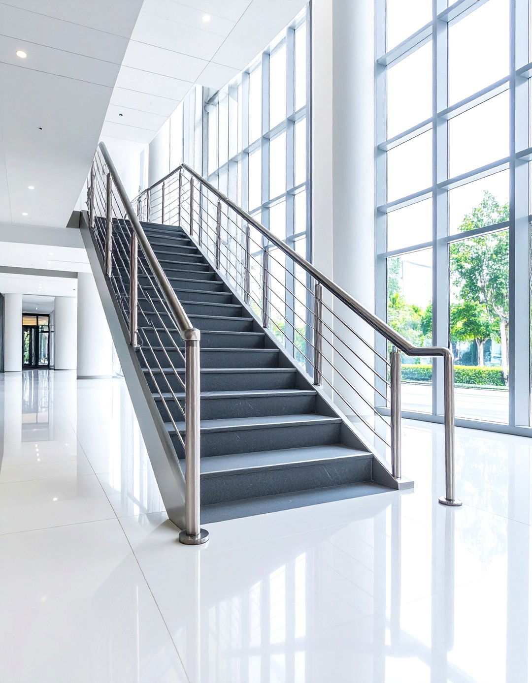 Stainless Steel Modern Railings - 24 Stair Railing Ideas