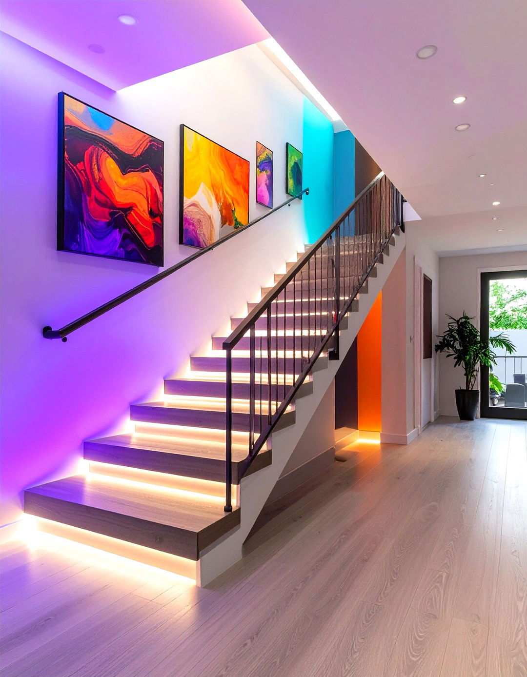 Staircase Accent Display Niche - 24 Wall Niche Ideas