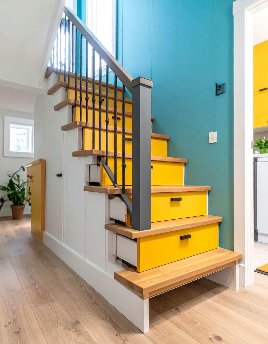 Staircase Drawer Storage Systems - 24 Tiny House Storage Ideas