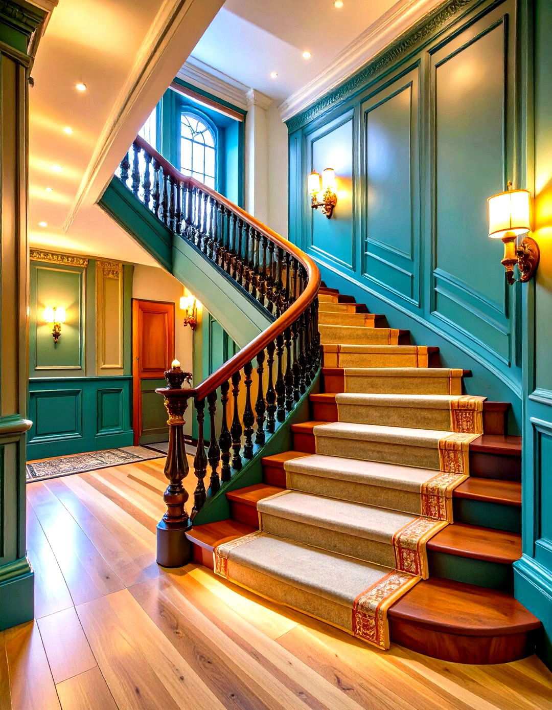 Stairway Wall Trim - 24 Wall Trim Ideas
