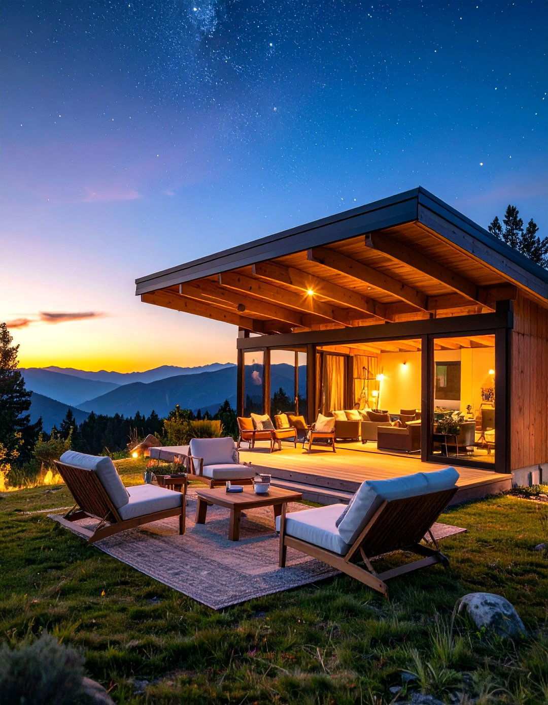 Star Gazing Pavilion with Open Sky Views - 24 Outdoor Pavilion Ideas