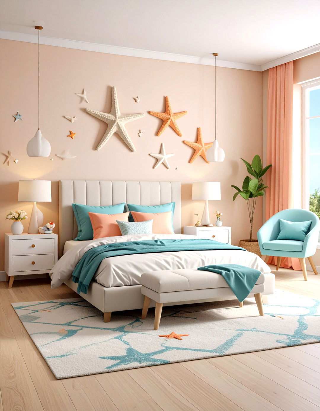 Starfish Kingdom - 24 Underwater Mermaid Bedroom Ideas