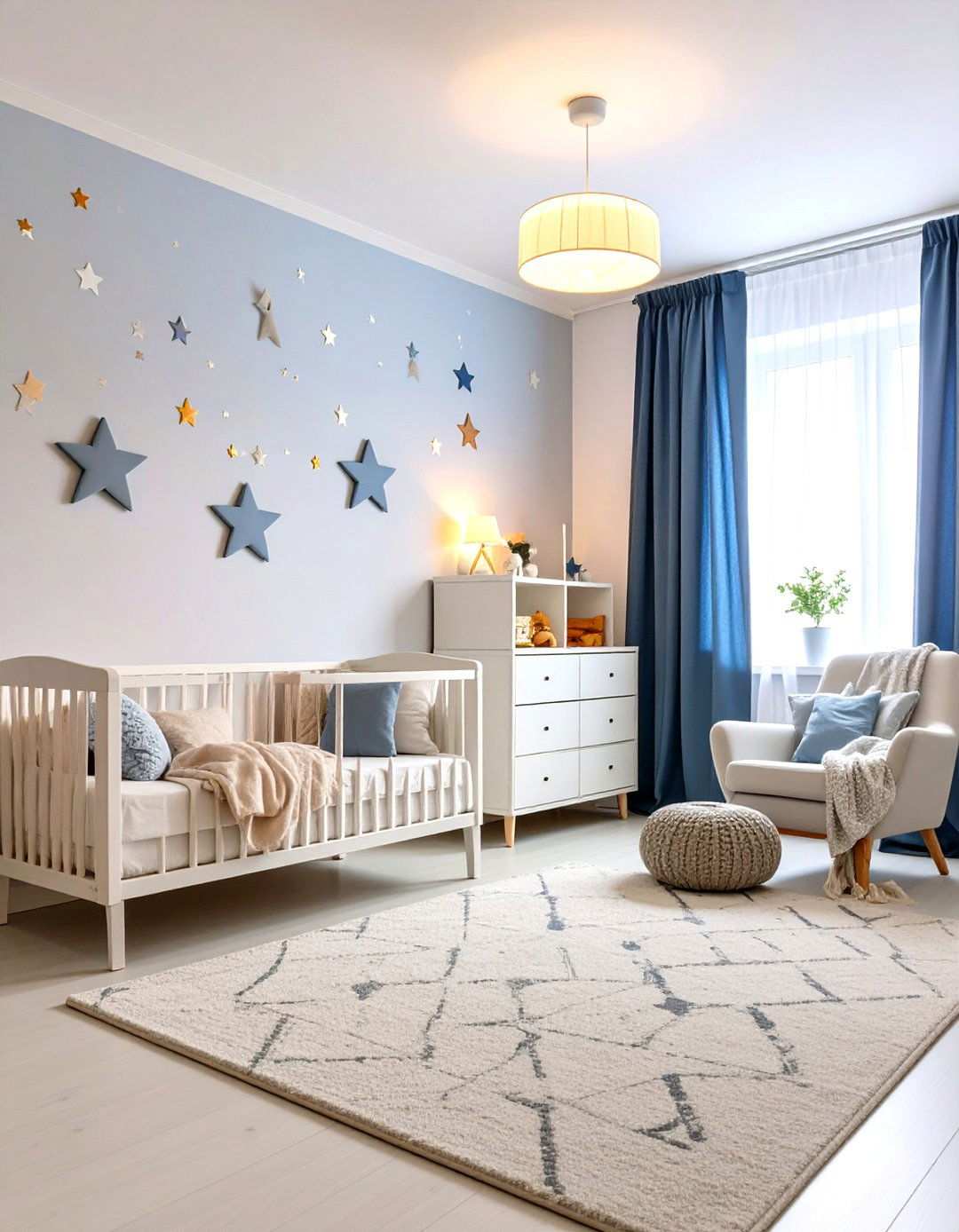 Starry Night Projector Room - 24 Space-themed Nursery Ideas