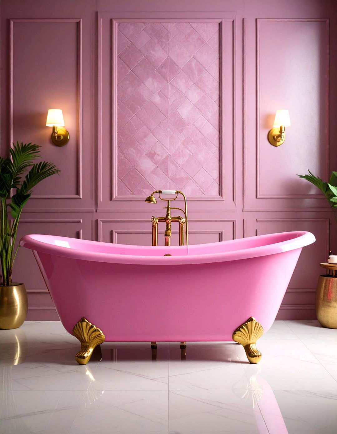 Statement Bathtub Bathroom Centerpieces - 24 Maximalist Bathroom Design Ideas