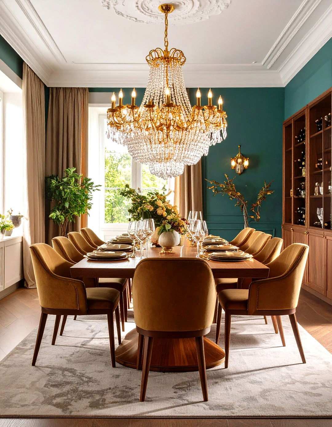 Statement Lighting Dining Room Design - 24 Luxury Interior Design Ideas