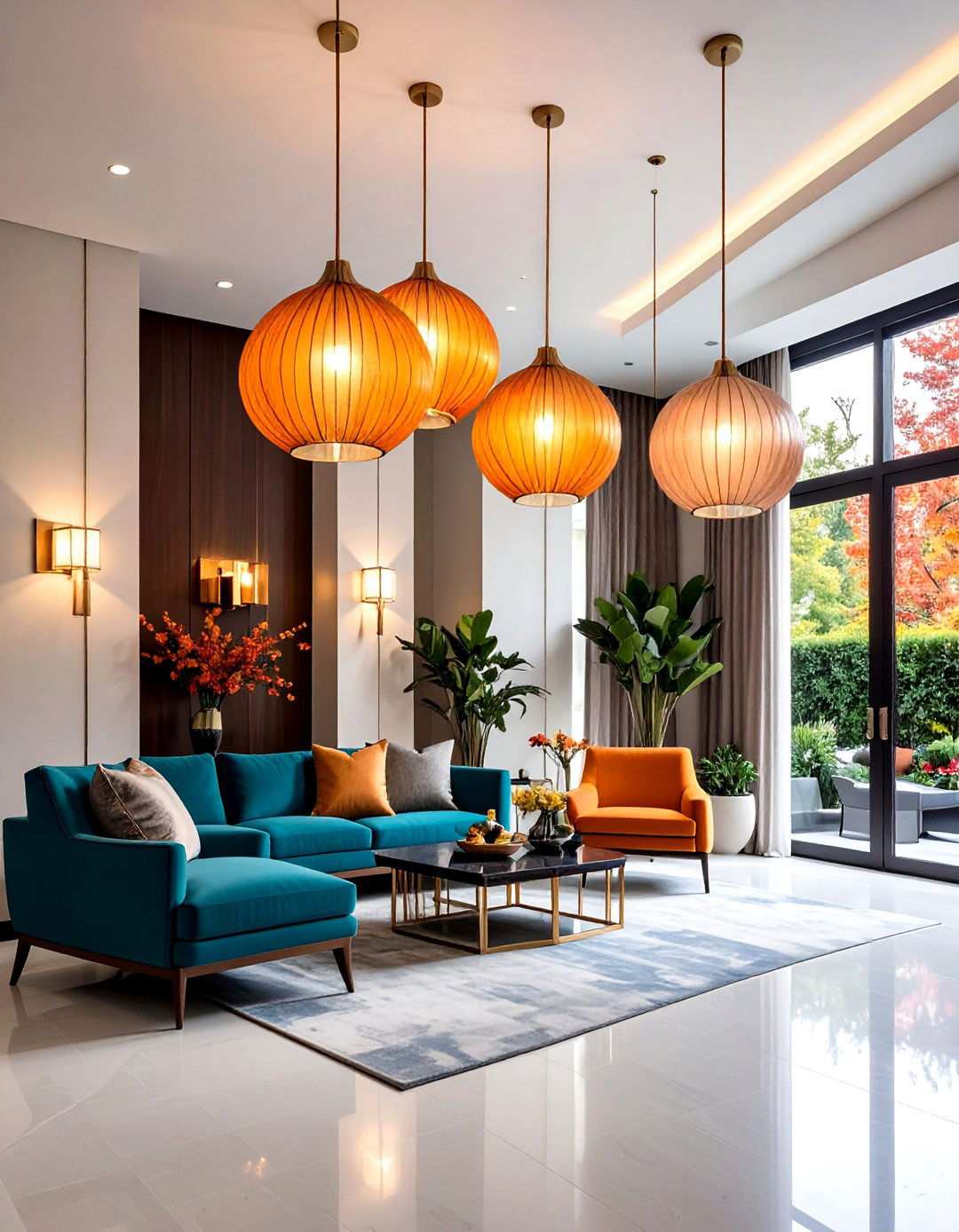 Statement Pendant Lighting - 24 Modern Entryway Ideas
