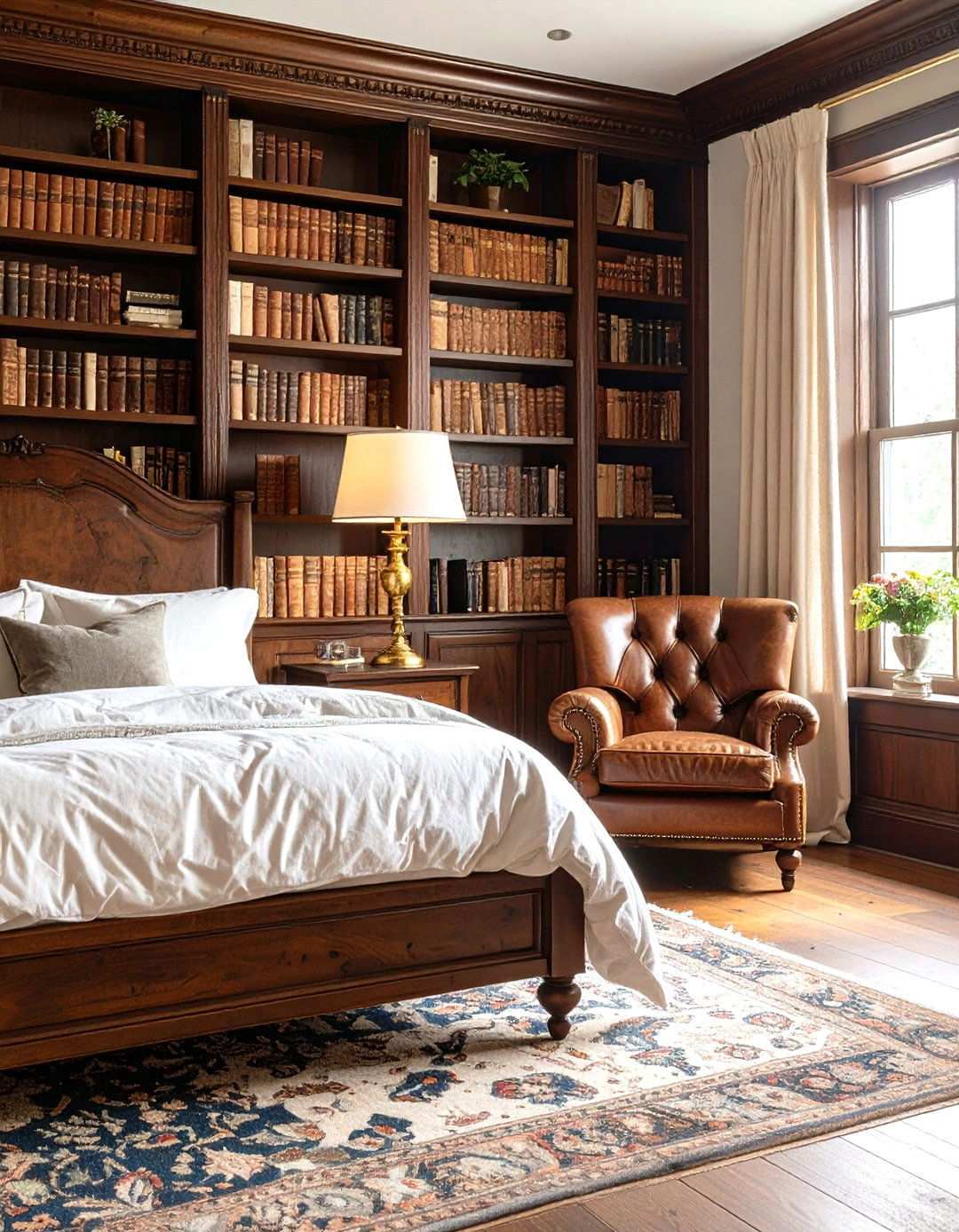 Steampunk Library Reading Nook - 24 Steampunk Bedroom Ideas