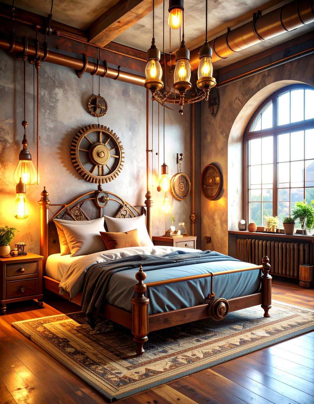 Steampunk Workshop Bedroom - 24 Man Cave Bedroom Ideas