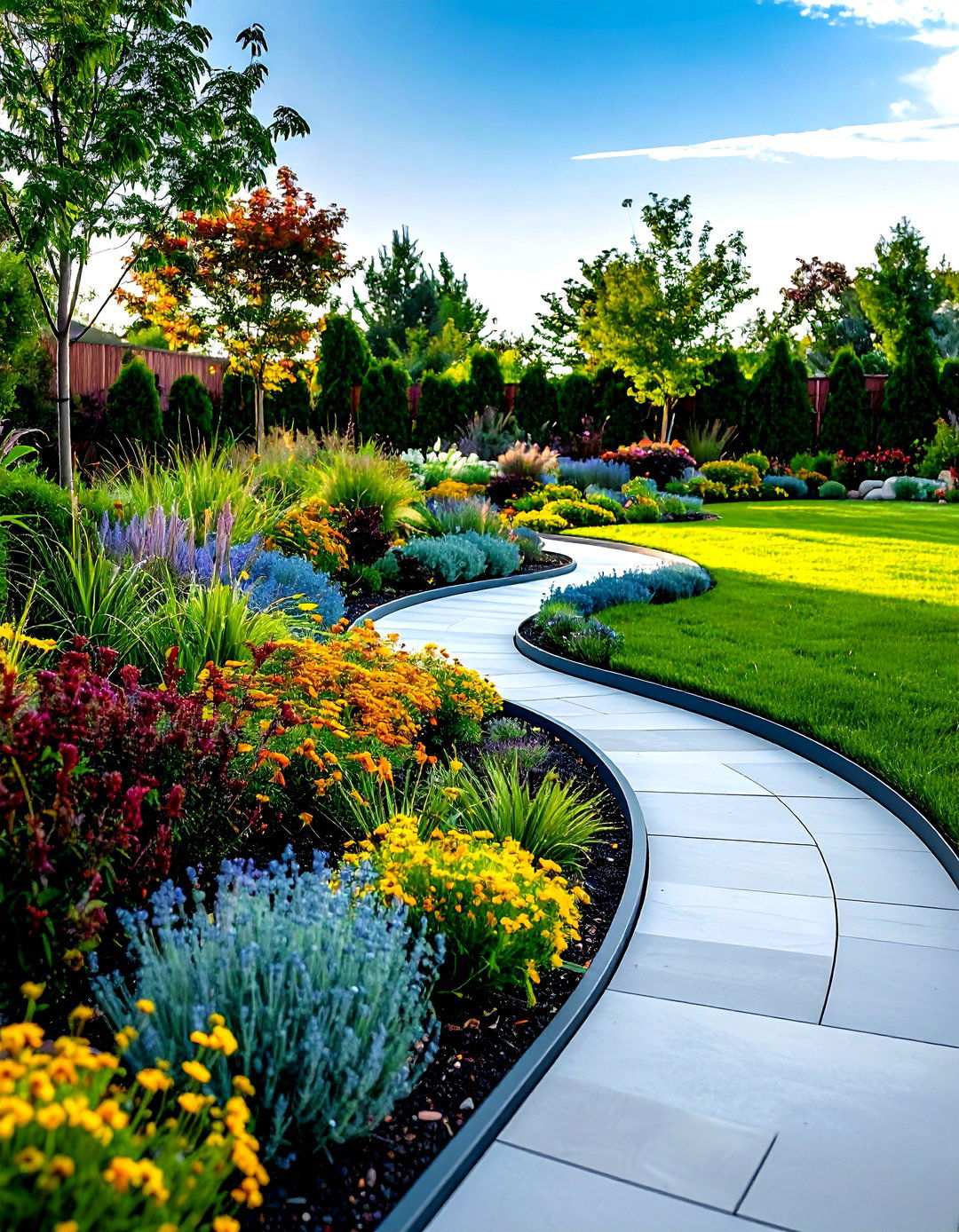 Steel Edging Contemporary Borders - 24 Hardscape Ideas