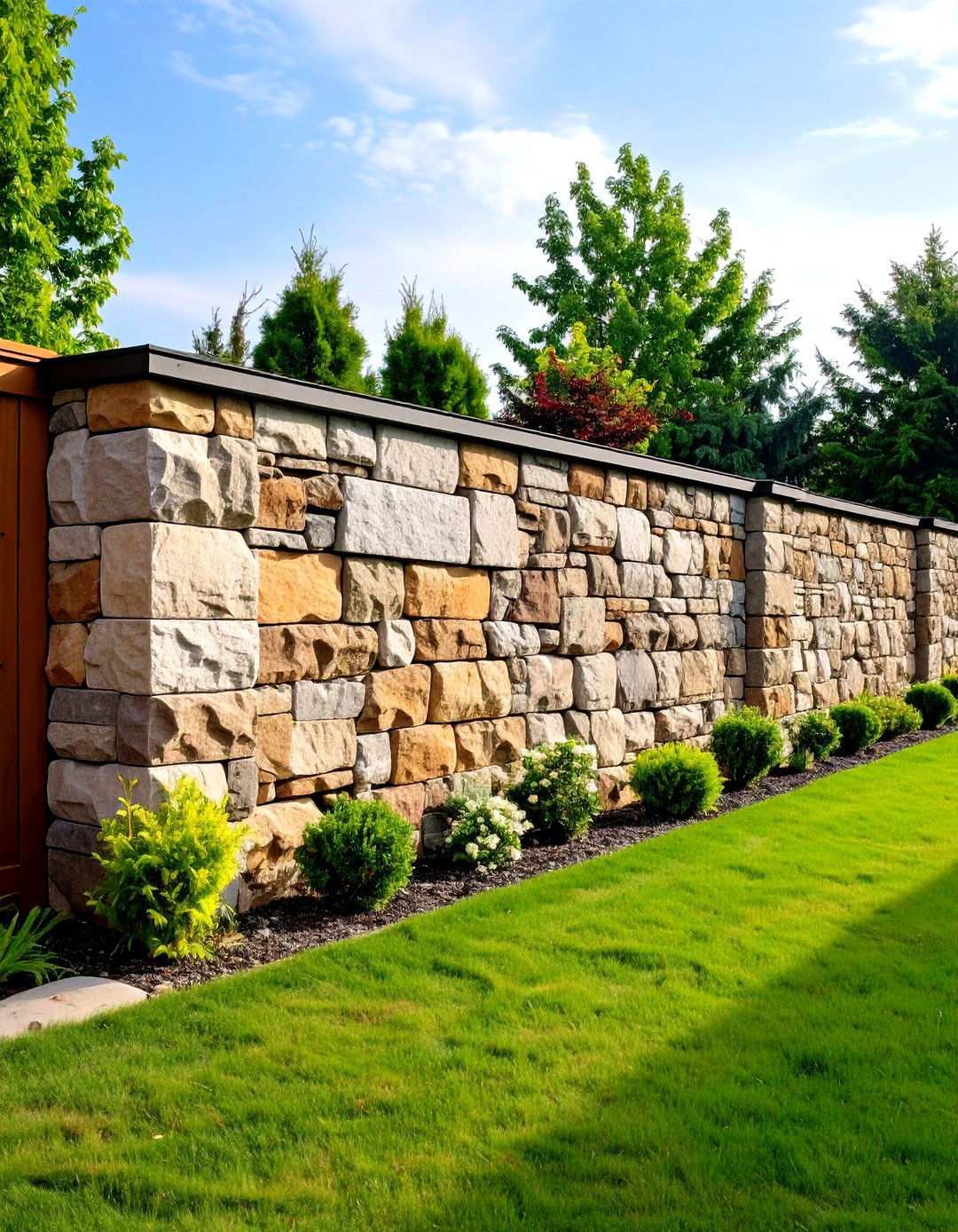 Stone and Masonry Privacy Wall Features - 24 Outdoor Privacy Screen Ideas
