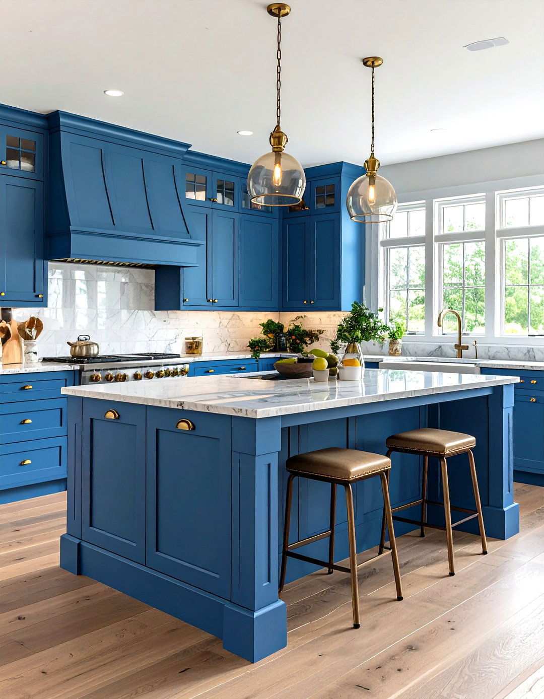 Stone Blue Kitchen Islands - 24 Kitchen Island Color Ideas