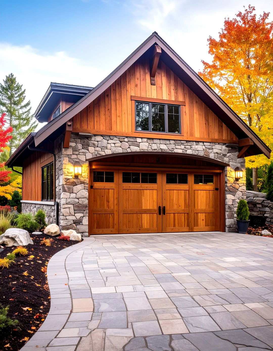 Stone Foundation Rustic Garage - 24 Rustic Garage Ideas