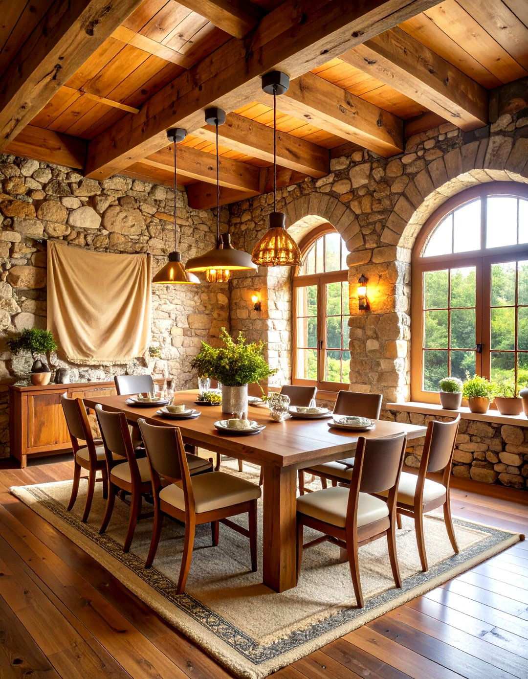 Stone Wall Feature Designs - 24 Medieval Home Decor Ideas