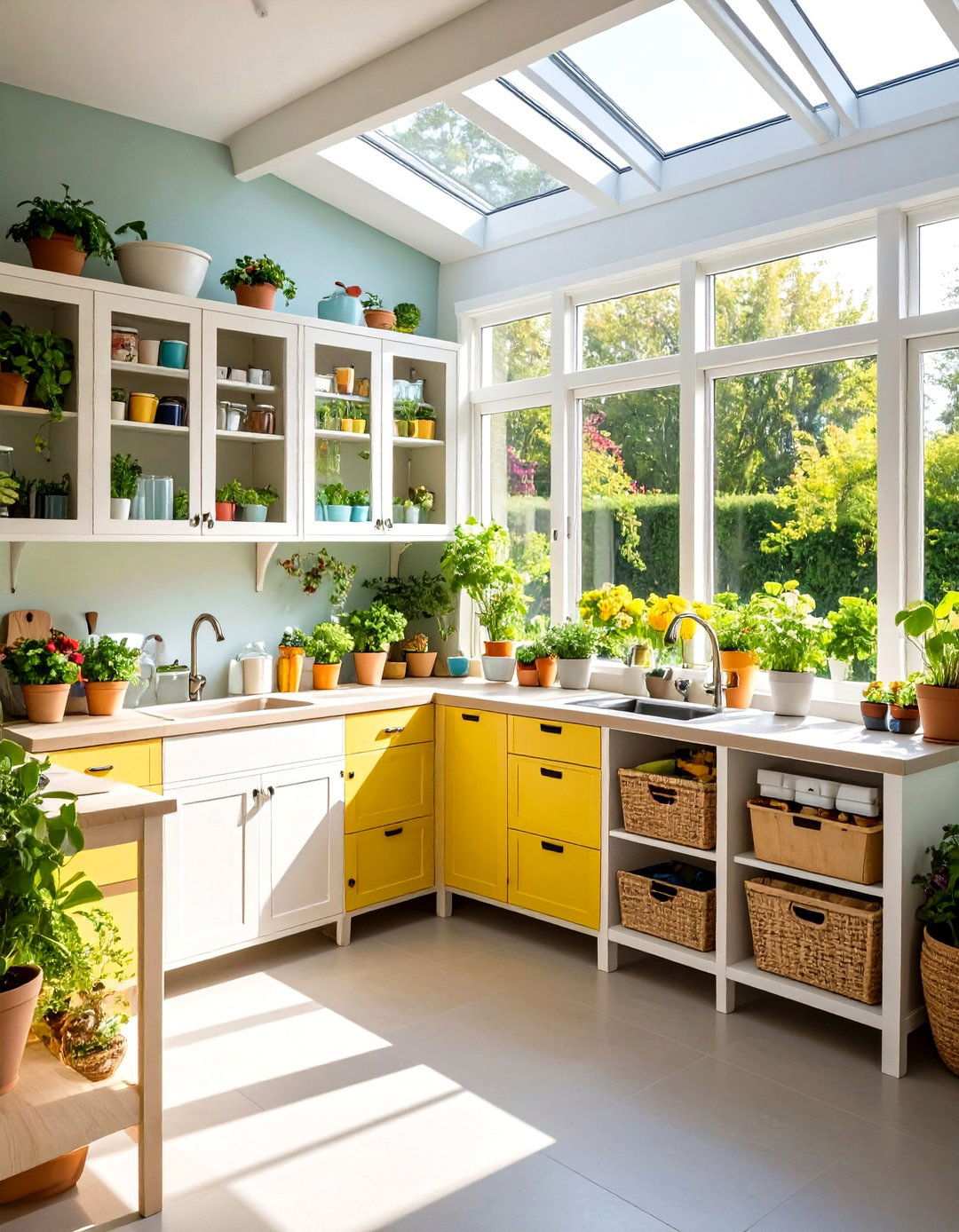 Storage and Organization Station - 24 Small Sunroom Ideas