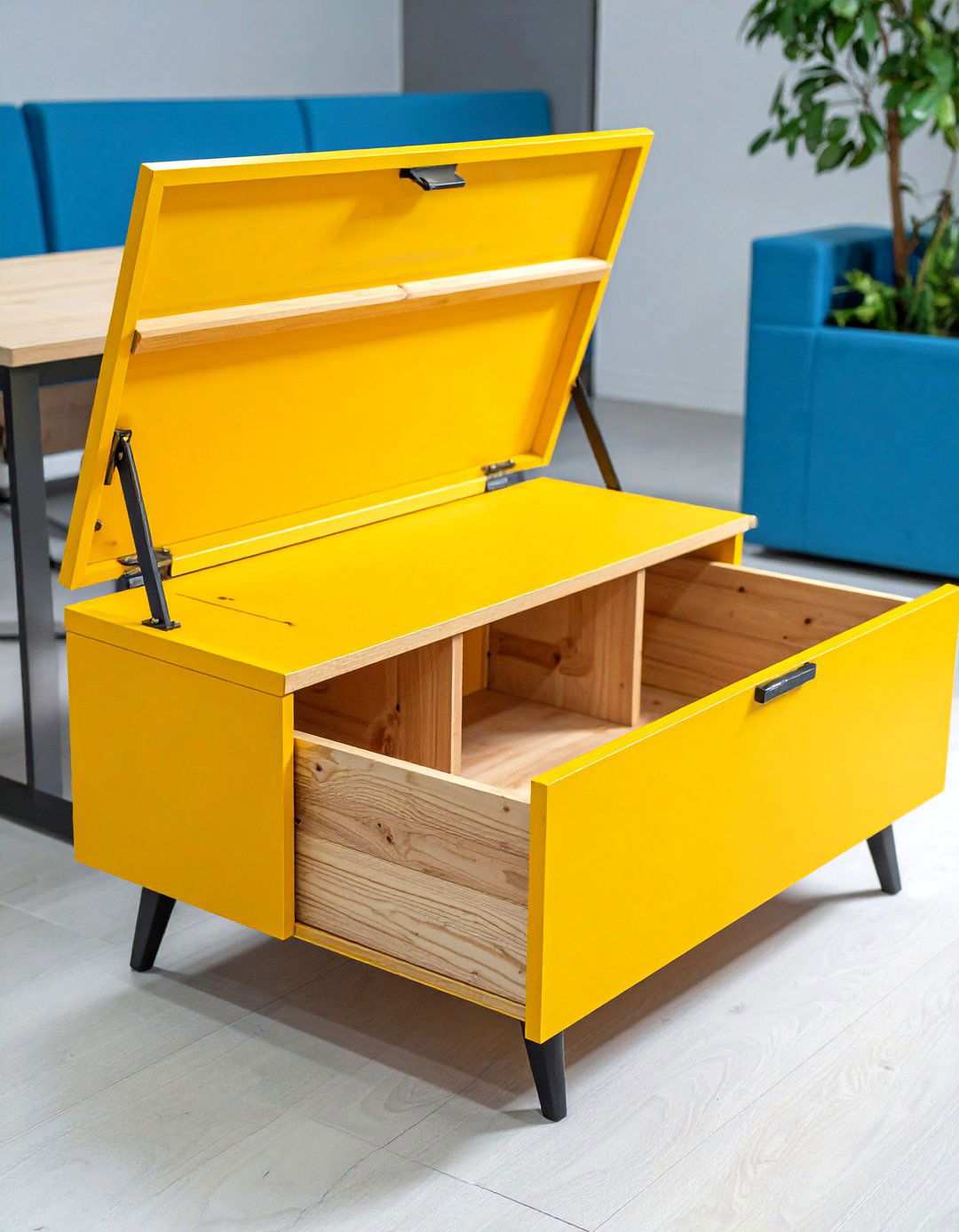 Storage Bench Seating - 24 Office Storage Ideas