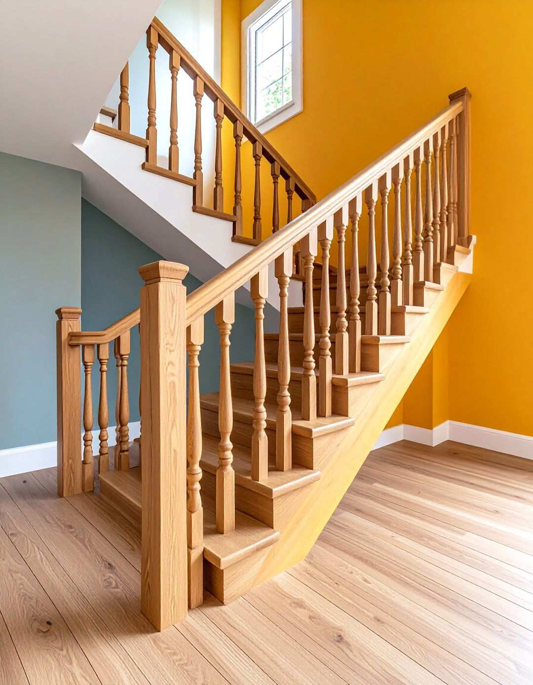 Storage Integrated Wood Railings - 24 Wood Stair Railing Ideas