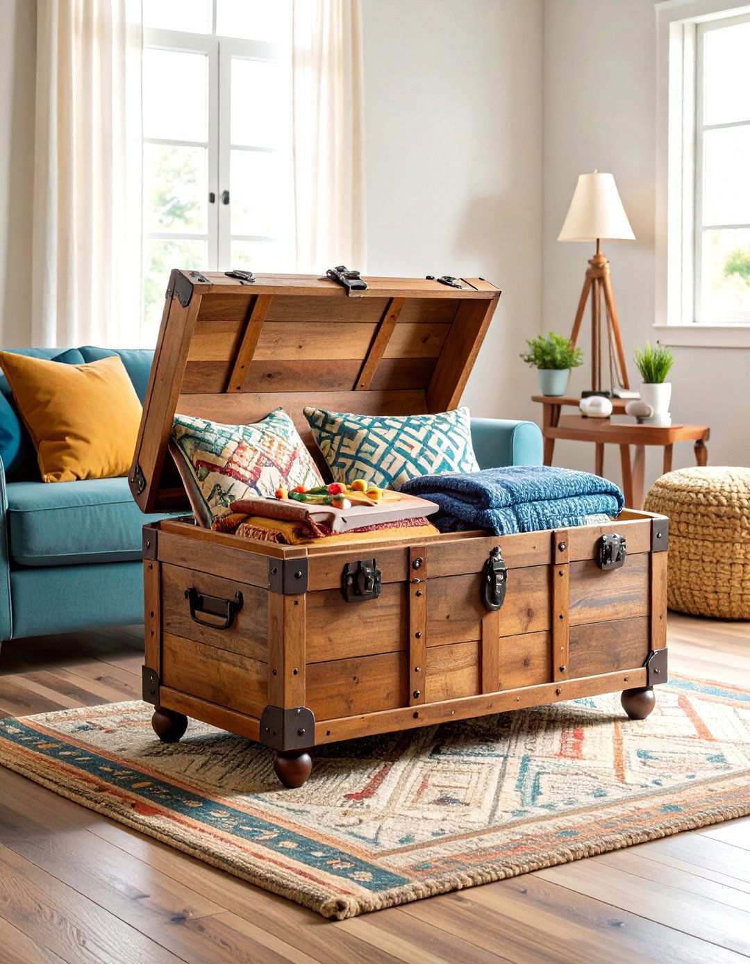 Storage Trunk Coffee Tables - 24 Living Room Storage Ideas