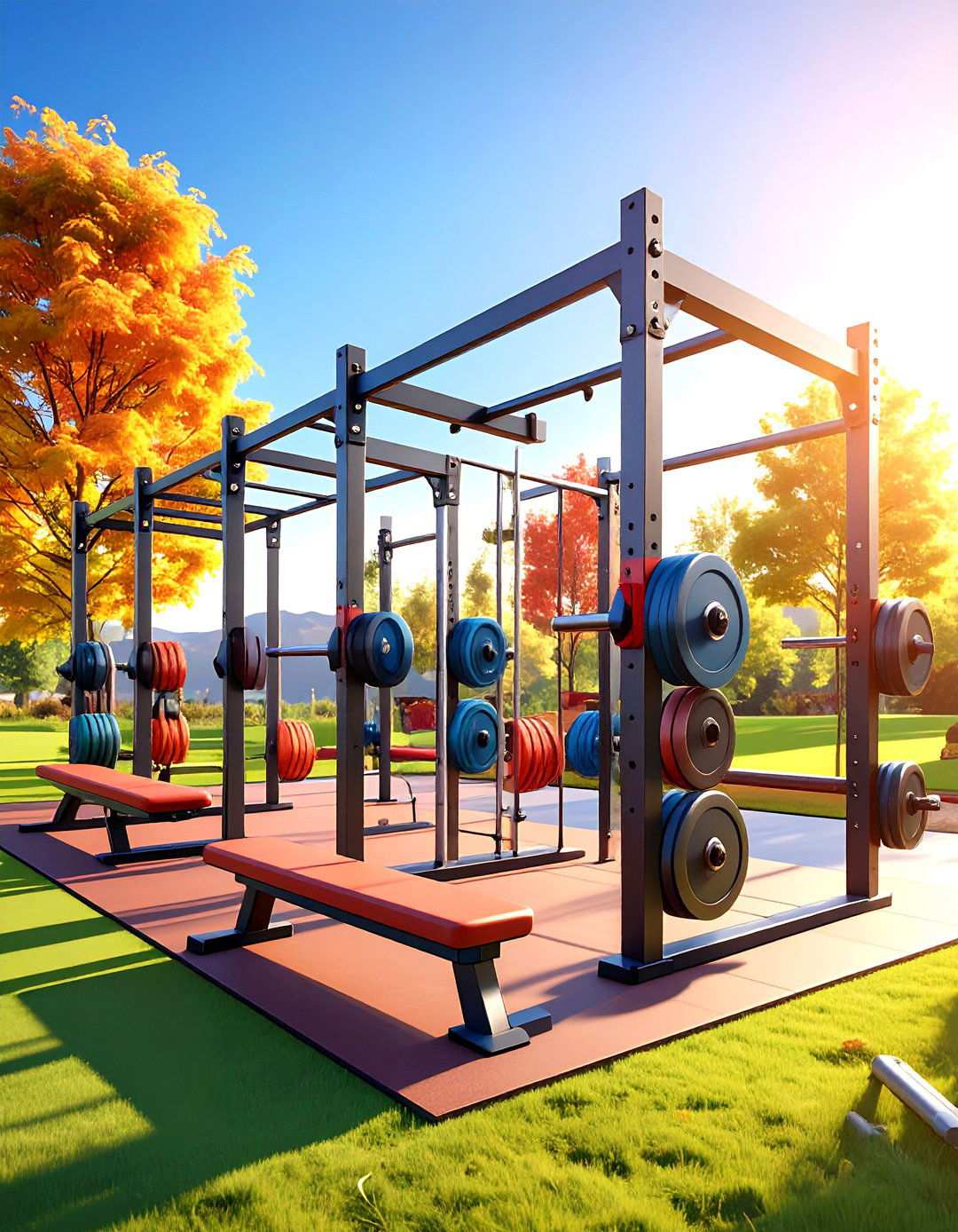Strength Training Power Zone - 24 Outdoor Gym Ideas
