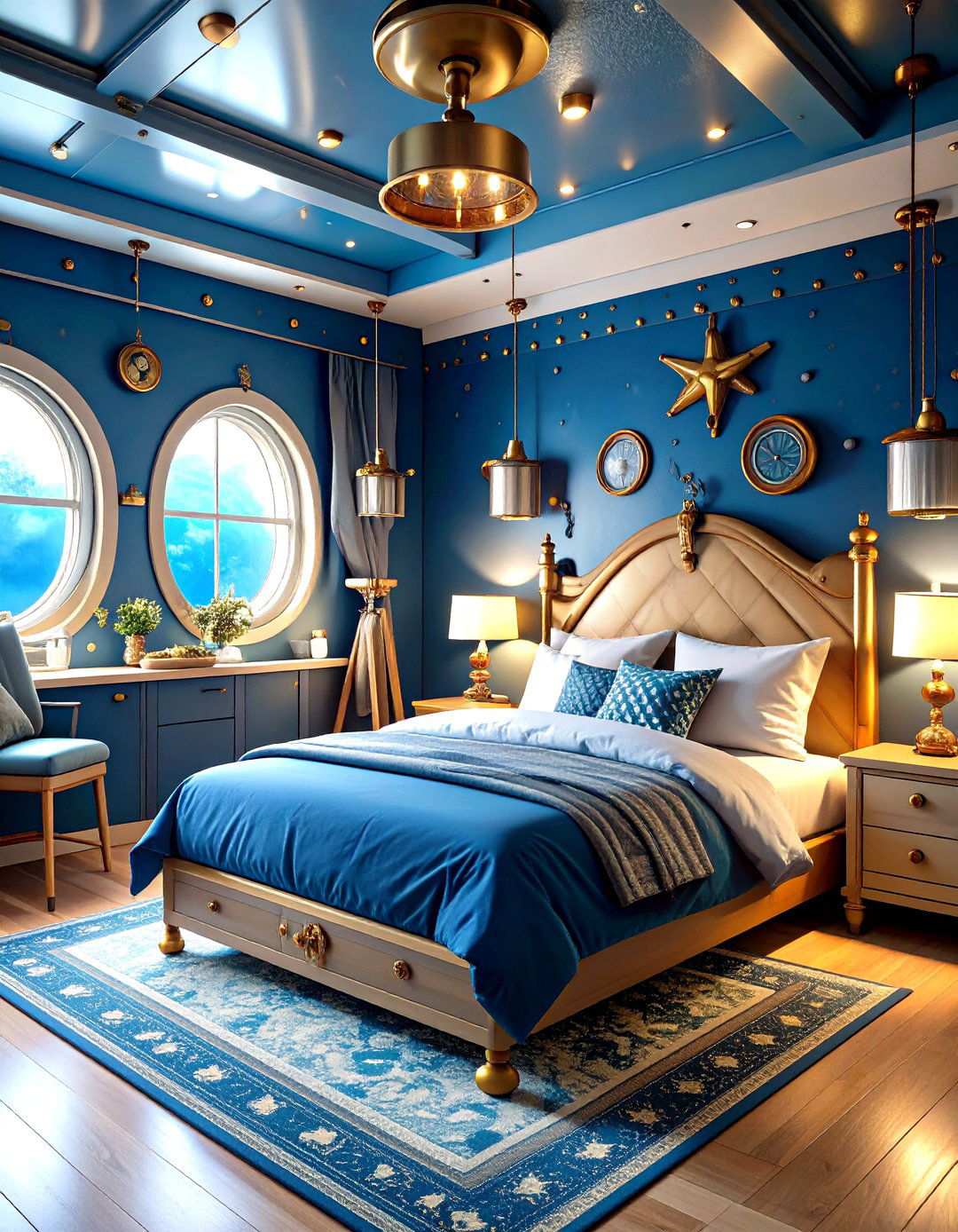 Submarine Adventure - 24 Underwater Mermaid Bedroom Ideas