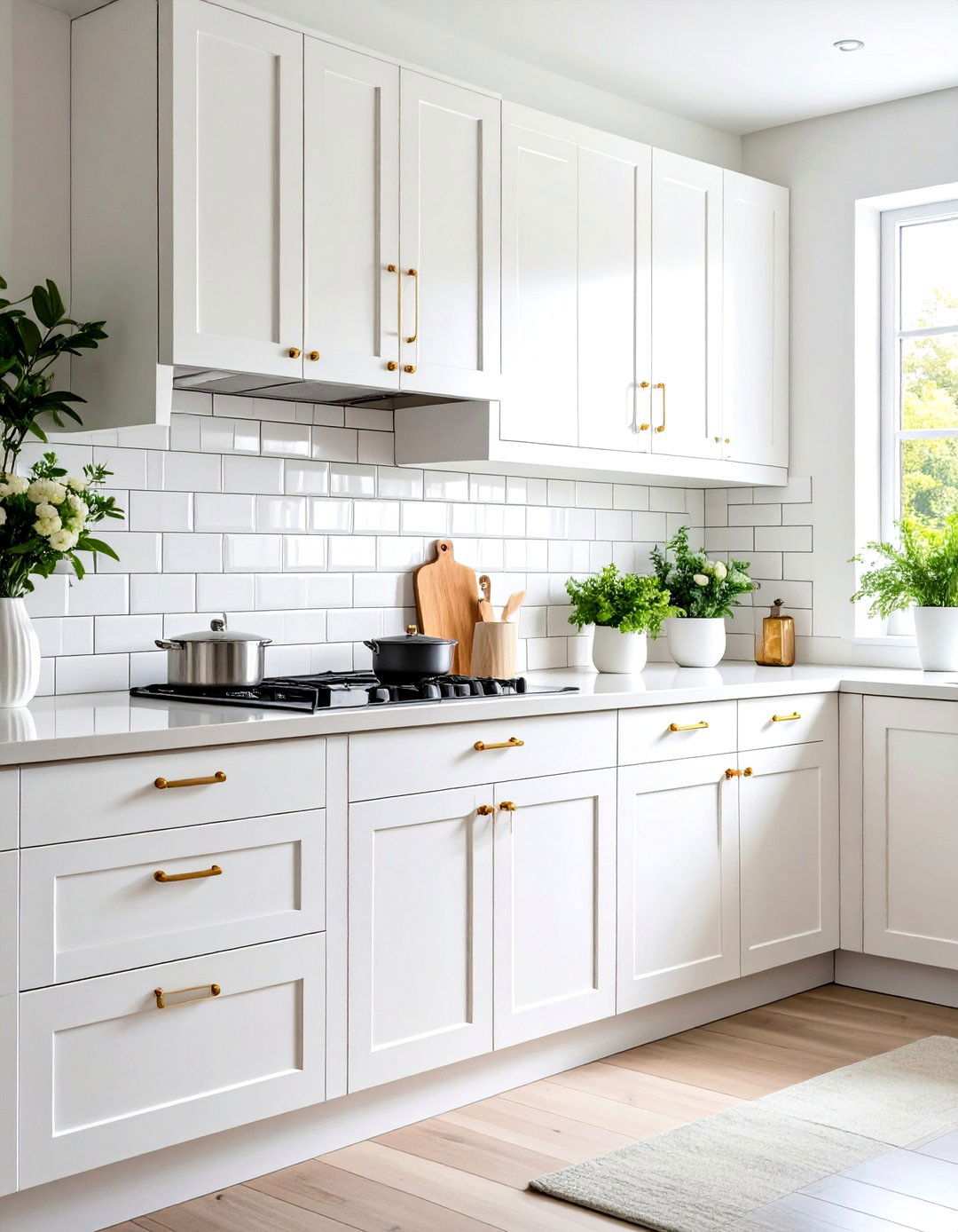 Subway Tile Kitchen Backsplashes - 24 Scandinavian Kitchen Ideas