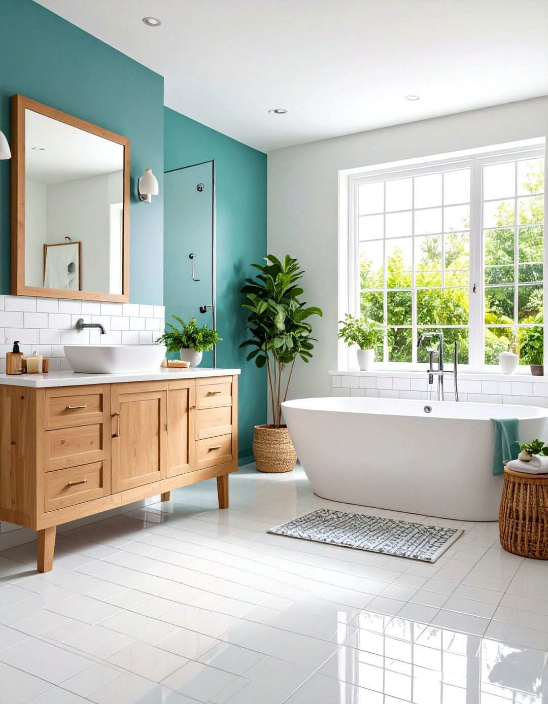 Subway Tile Wet Room Configuration - 24 Small Bathroom Walk in Shower Ideas