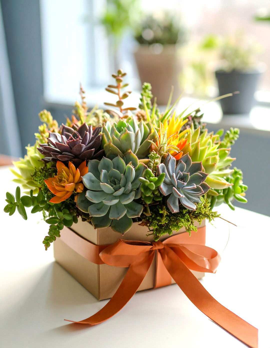 Succulent Garden Wedding Bouquet - 24 Wedding Bouquet Ideas