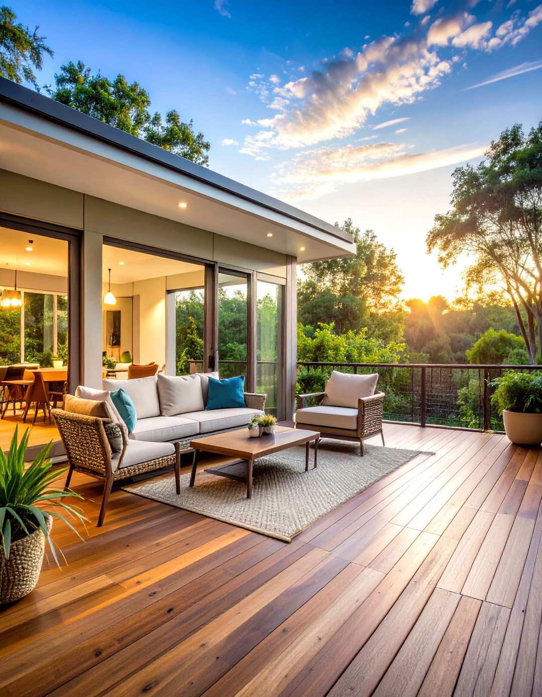 Sunroom Extension Connection - 24 Mobile Home Deck Ideas