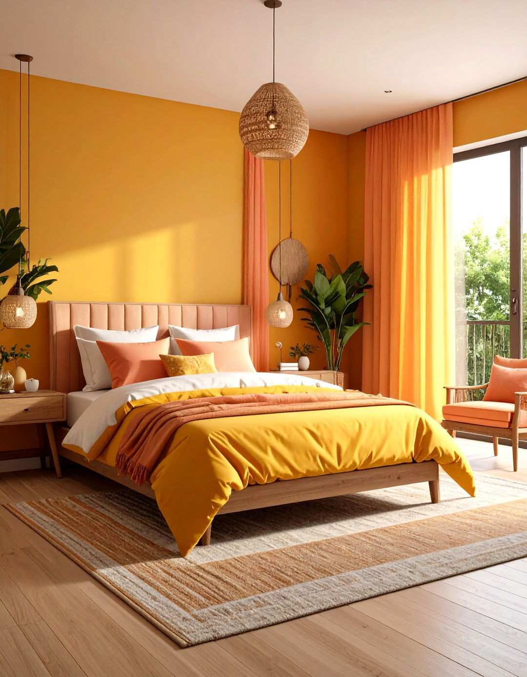 Sunset Color Palette Warmth - 24 Mediterranean Bedroom Ideas
