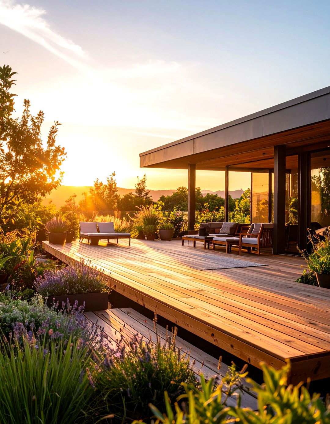 Sunset Meditation Platform - 24 Secret Garden Ideas