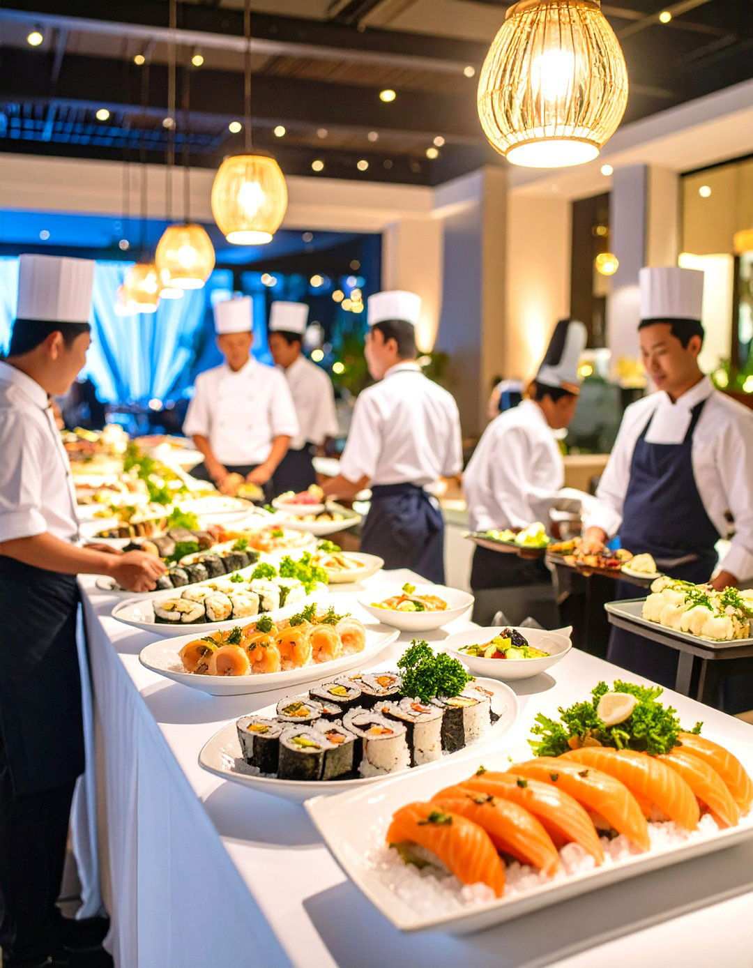 Sushi and Raw Bar - 24 Wedding Food Ideas