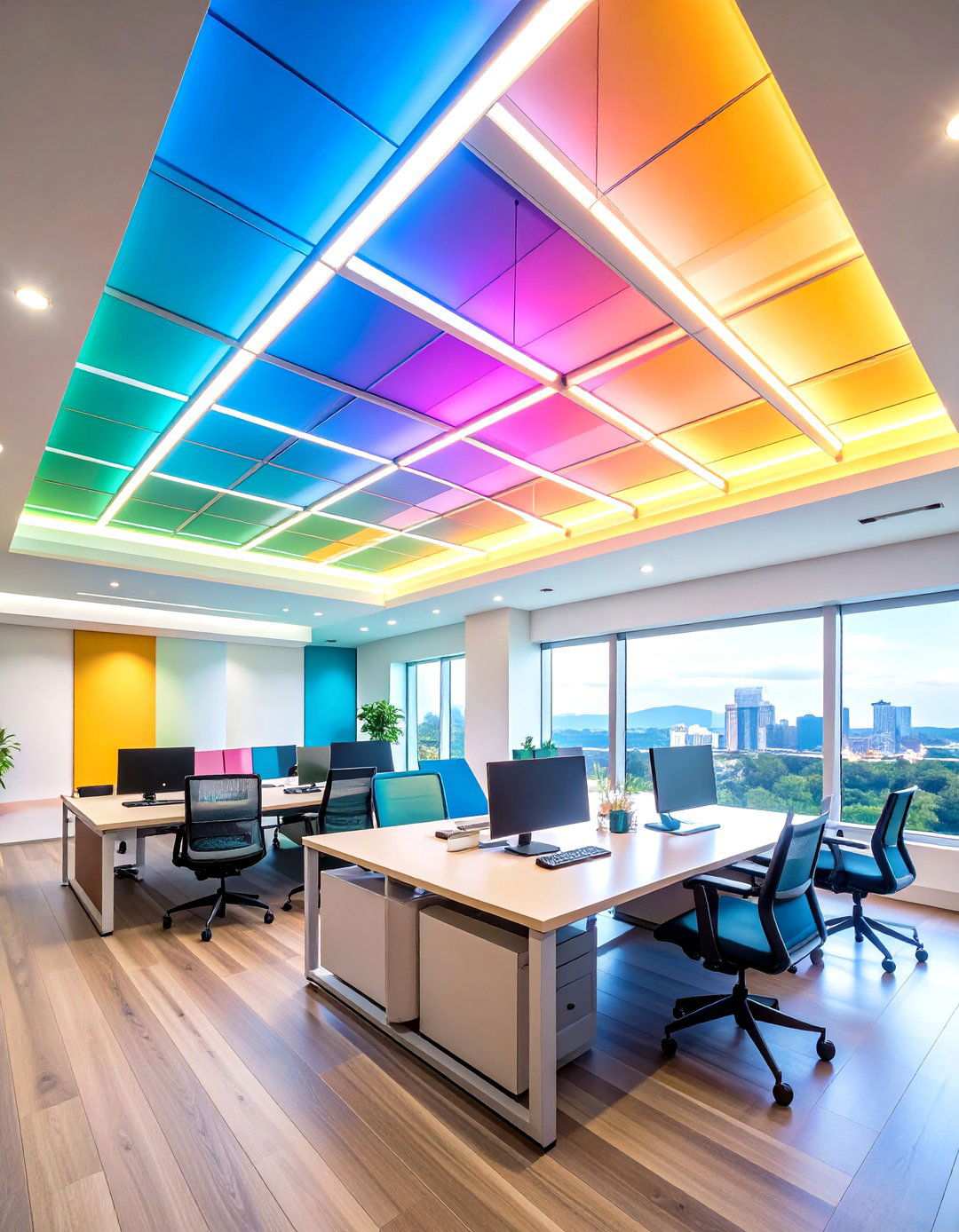 Suspended T Bar Office Ceiling Design - 24 Pop Ceiling Design Ideas