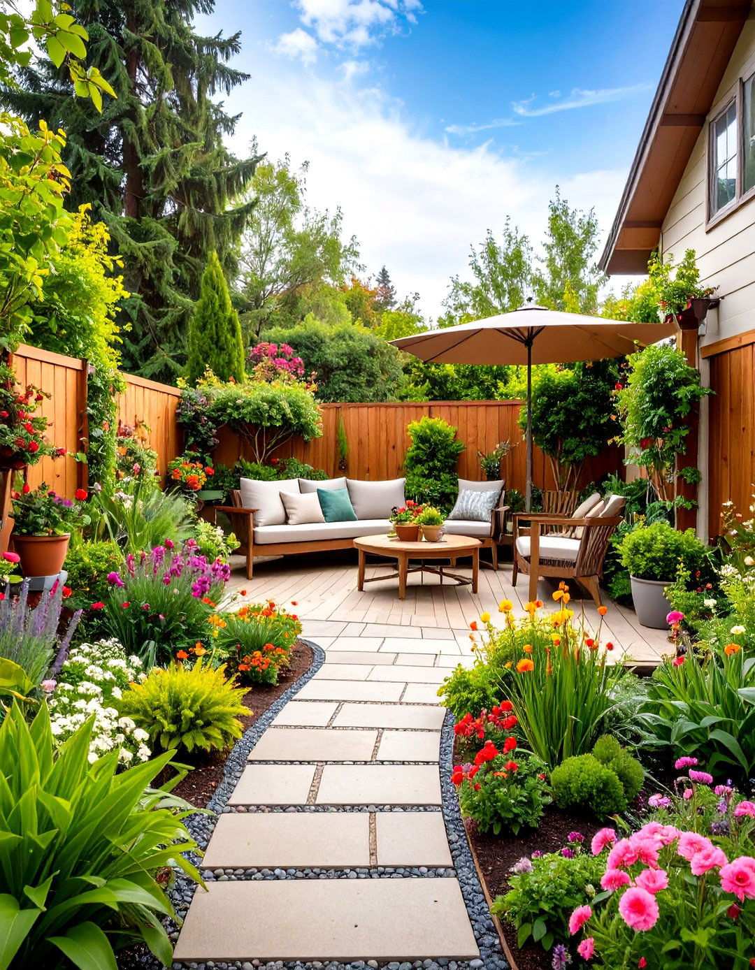 Sustainable Eco Friendly L Shaped Garden - 24 L Shaped Backyard Ideas