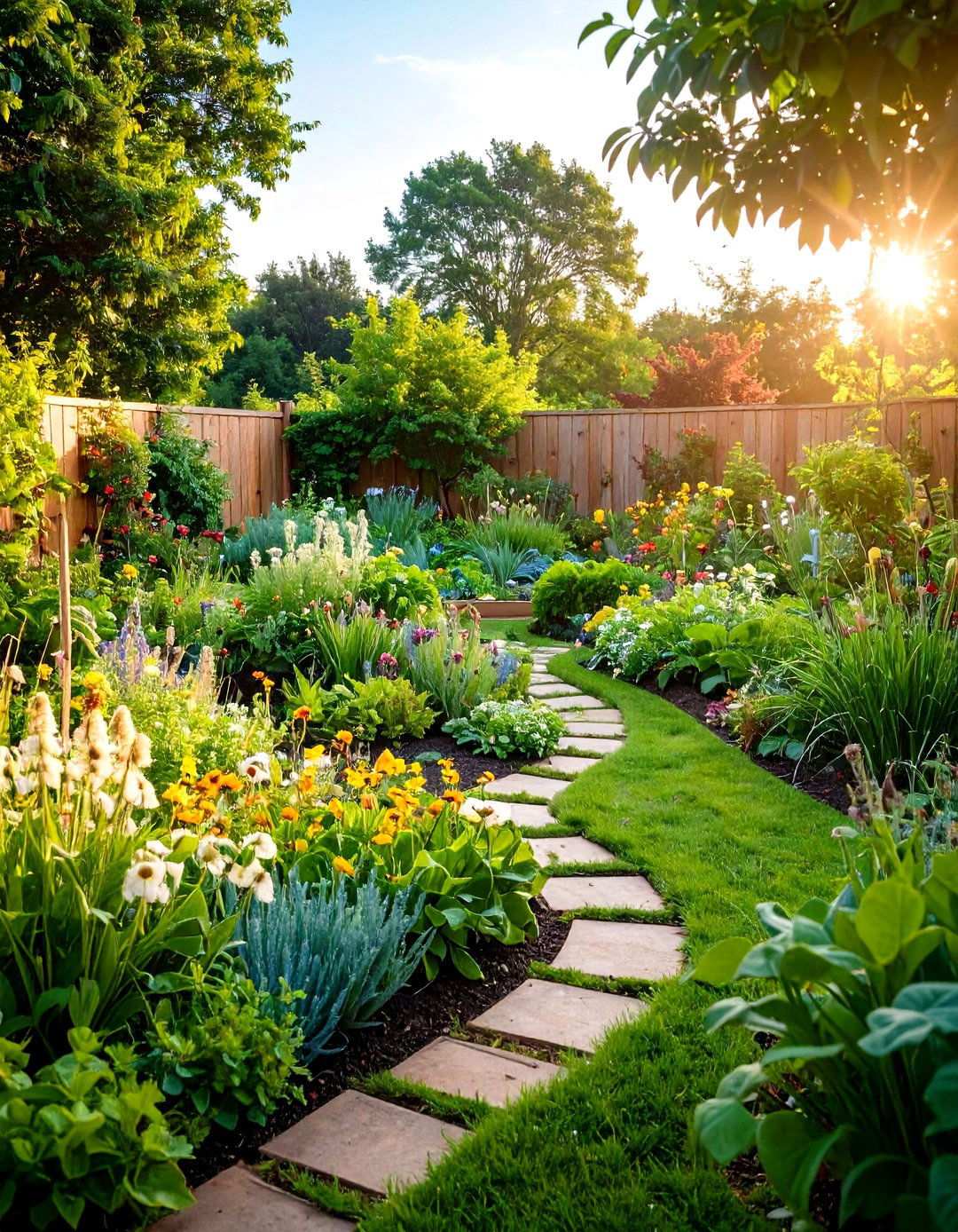 Sustainable Ecosystem Garden - 24 Large Backyard Landscaping Ideas