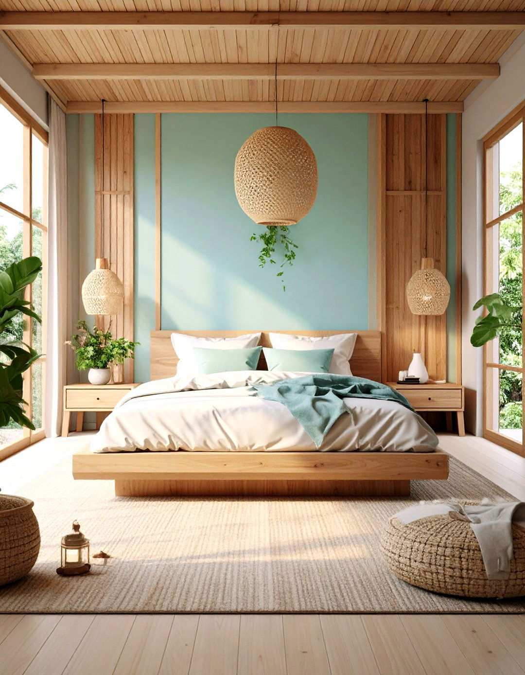 Sustainable Material Choices - 24 Japanese Bedroom Ideas