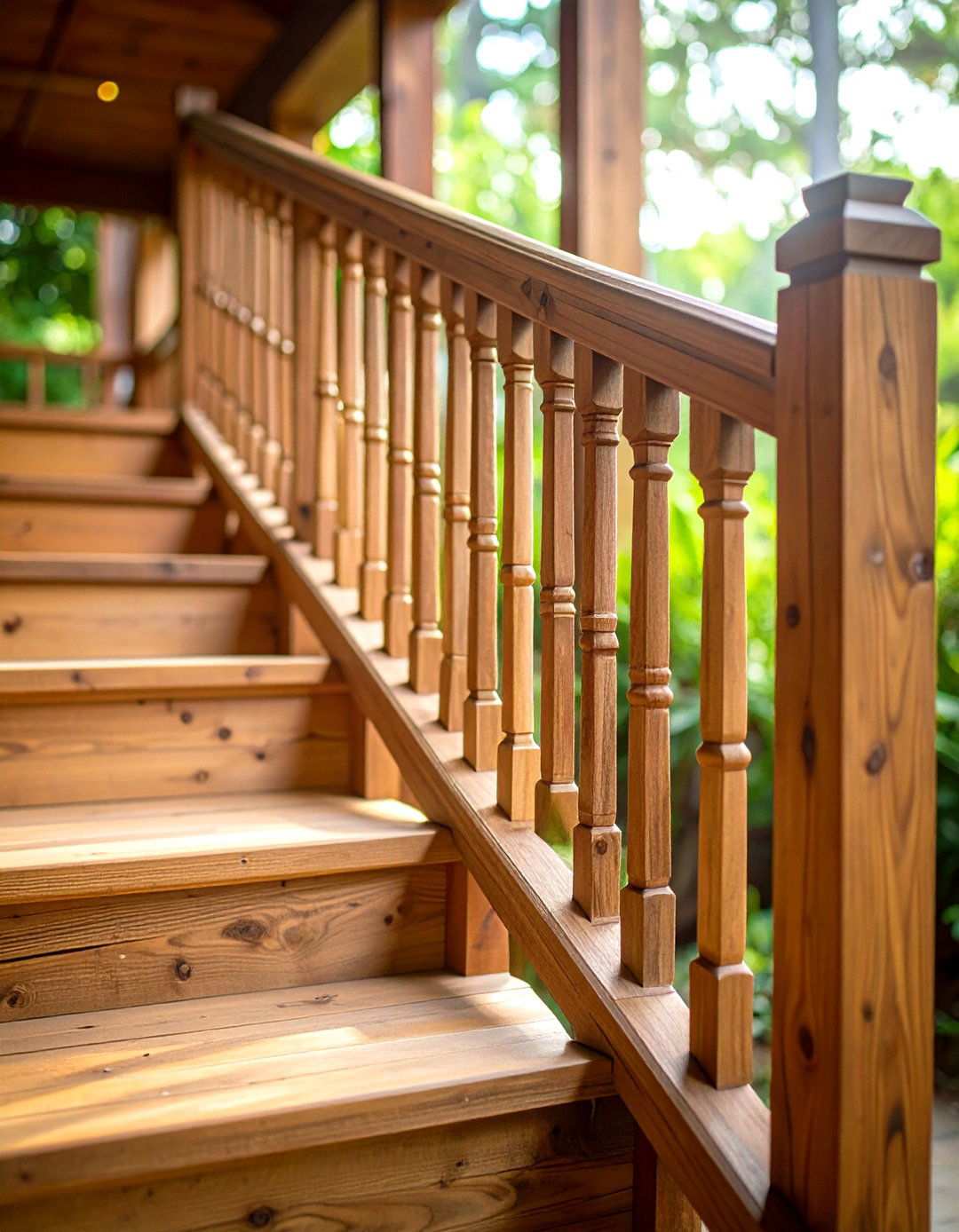 Sustainable Reclaimed Wood Railings - 24 Wood Stair Railing Ideas