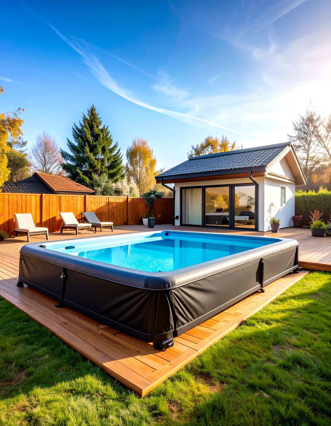 Swimming Pool with Automatic Covers and Safety Systems - 24 Swimming Pool Ideas