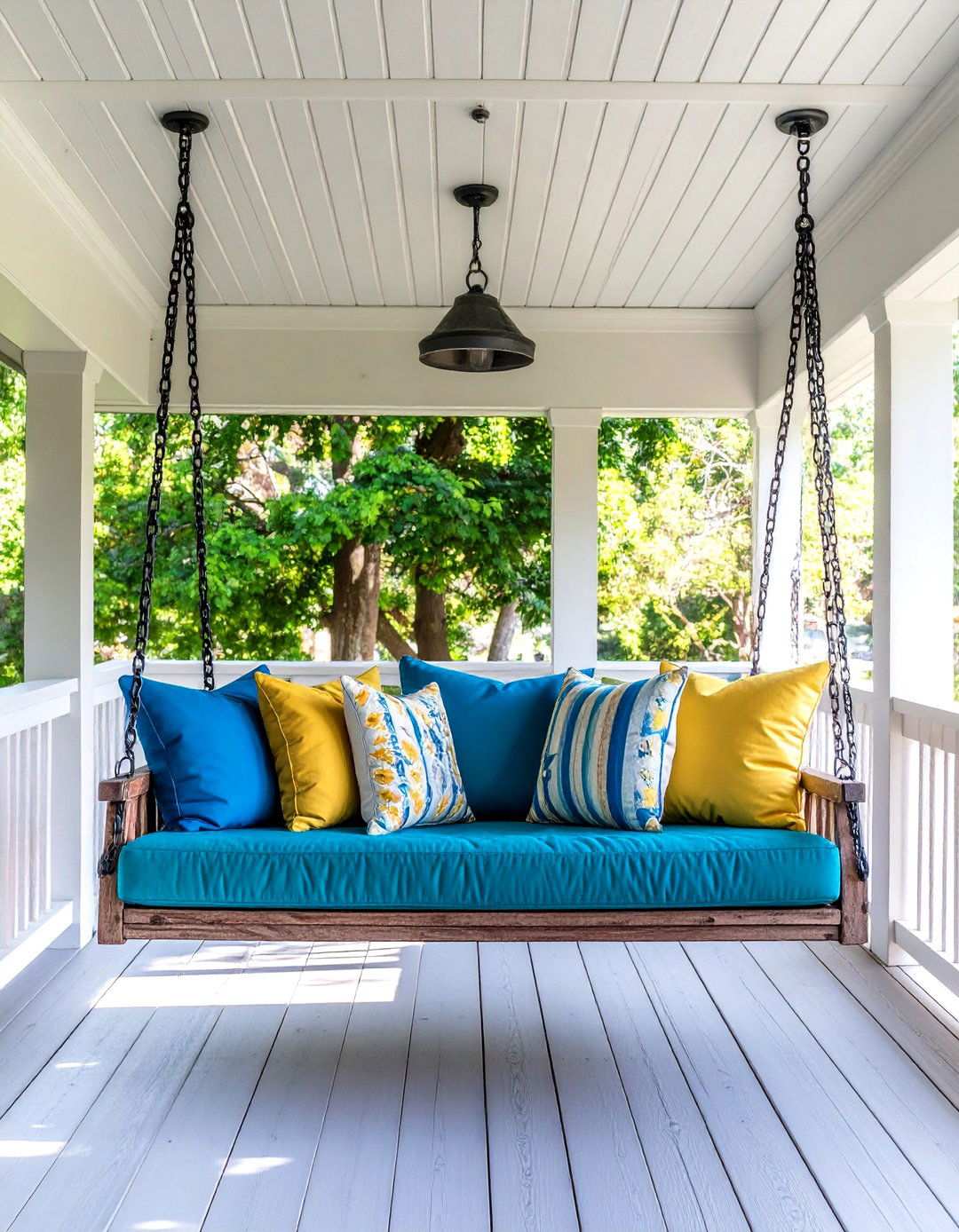 Swing Seat Relaxation Areas - 24 Outdoor Seating Ideas