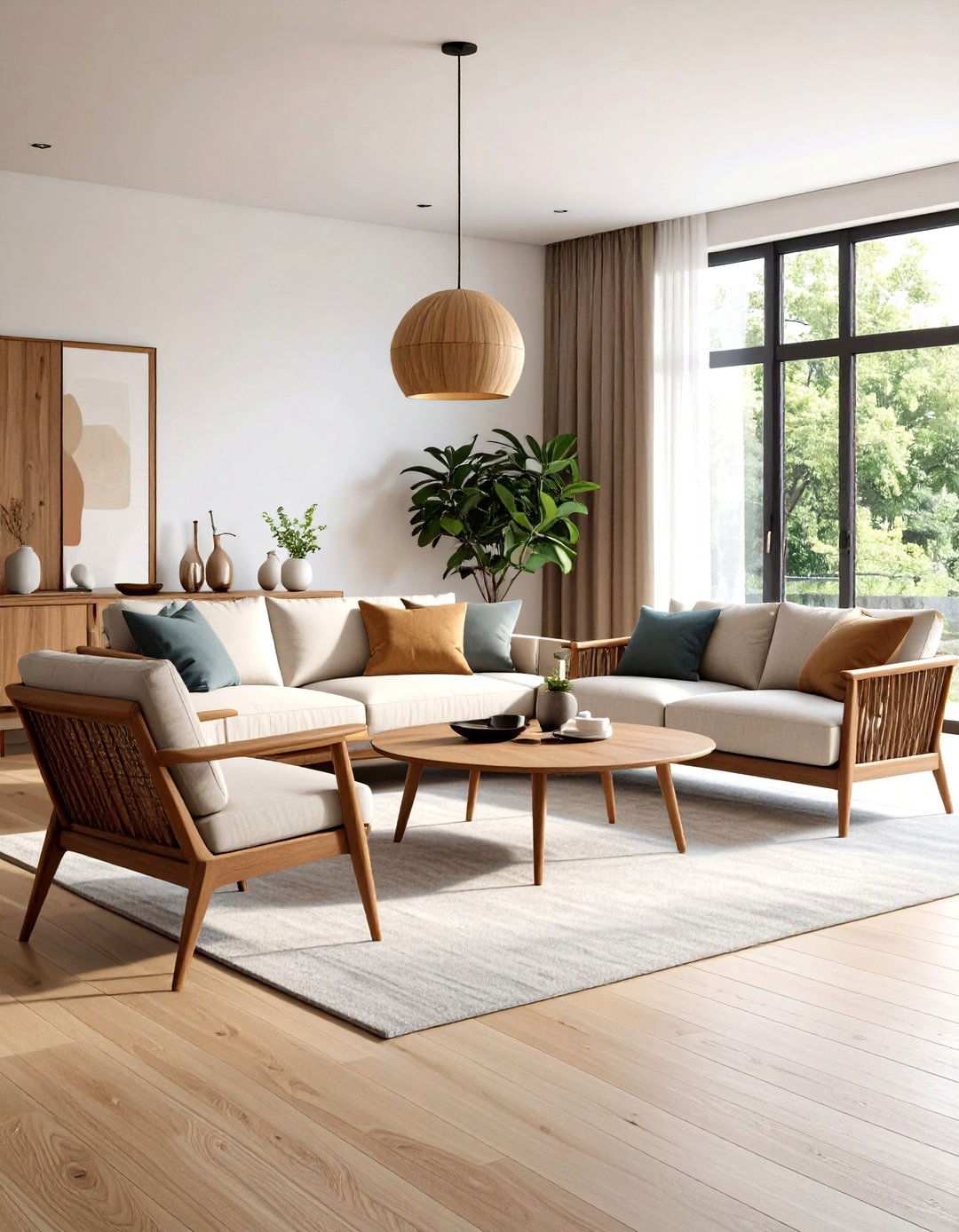 Tapered Leg Furniture Essentials - 24 Mid-Century Modern Living Room Ideas