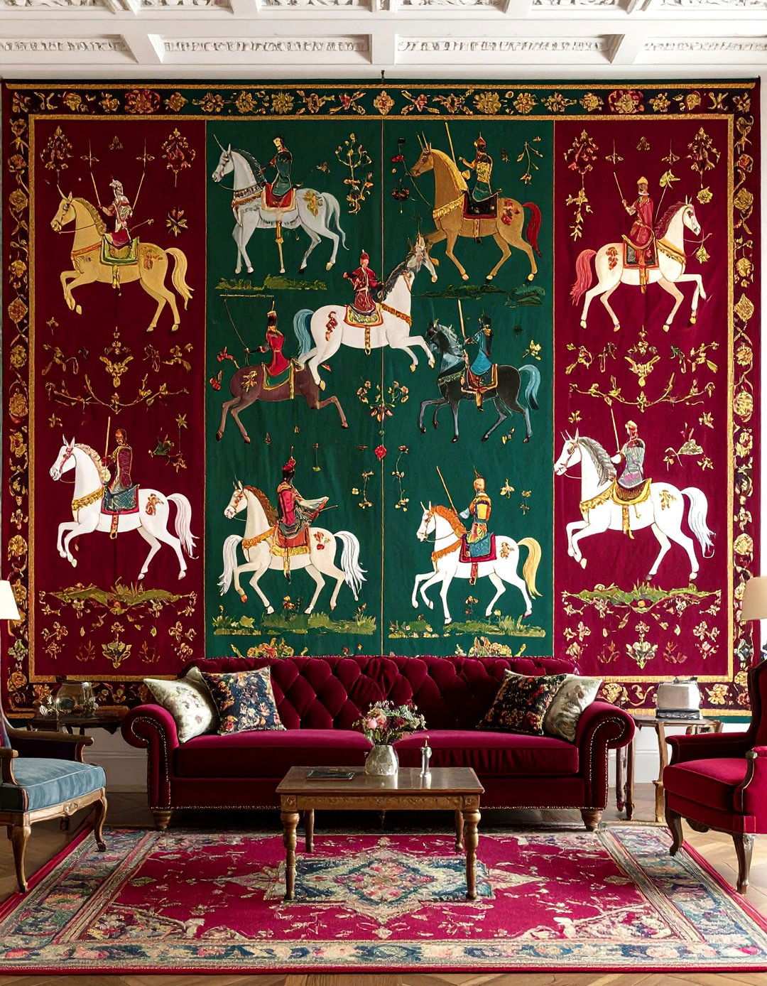 Tapestry Wall Hanging Collections - 24 Medieval Home Decor Ideas