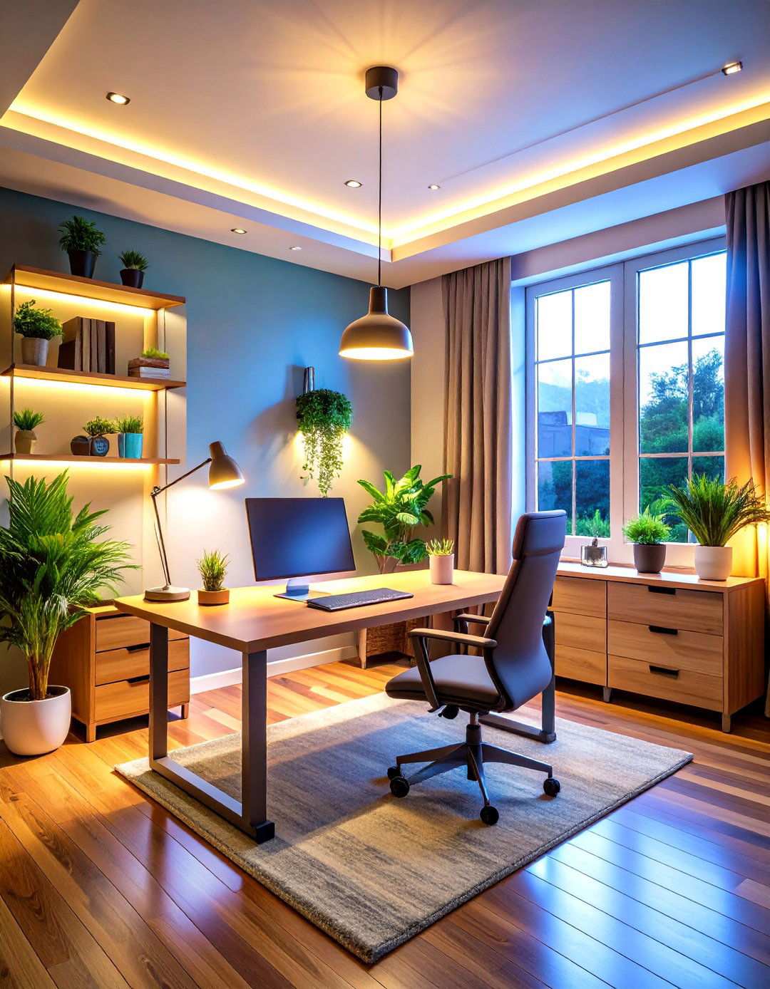 Task Specific Specialty Lighting Solutions - 24 Home Office Lighting Ideas