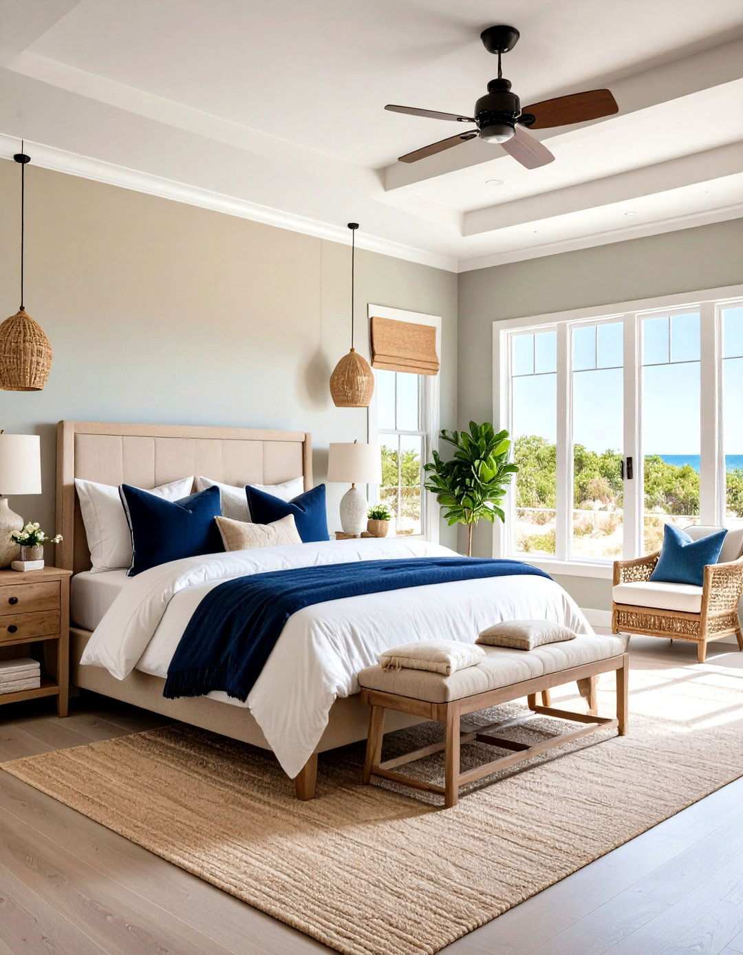 Taupe and Blue Bedroom - 24 Taupe Bedroom Ideas