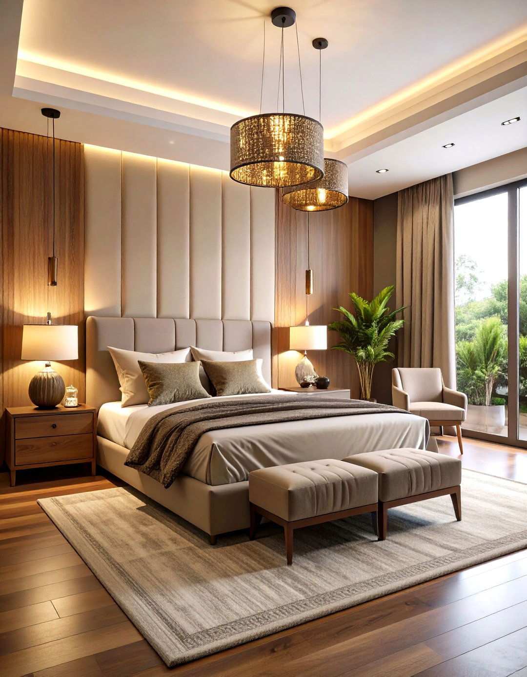 Taupe Bedroom Lighting - 24 Taupe Bedroom Ideas
