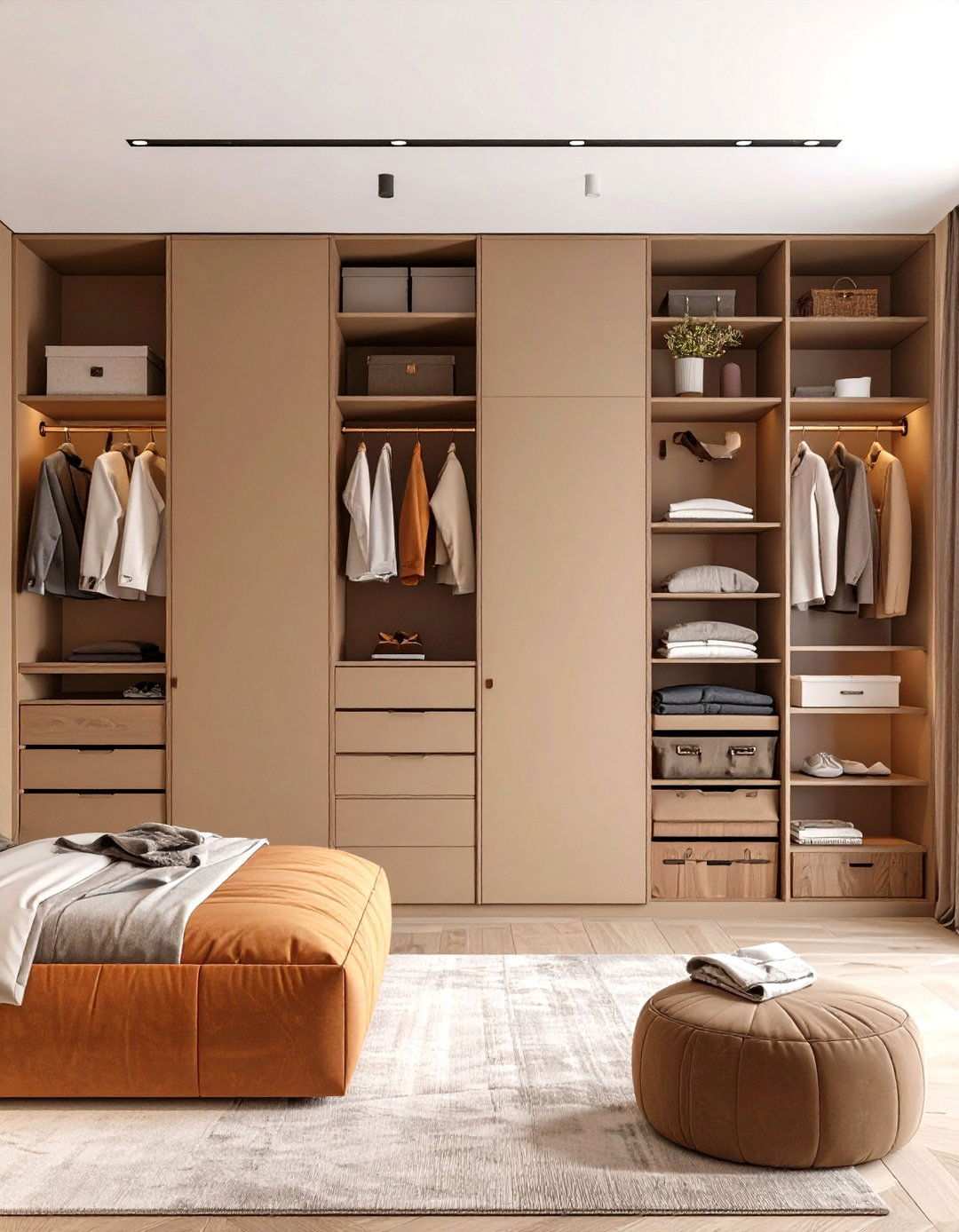Taupe Bedroom Storage - 24 Taupe Bedroom Ideas