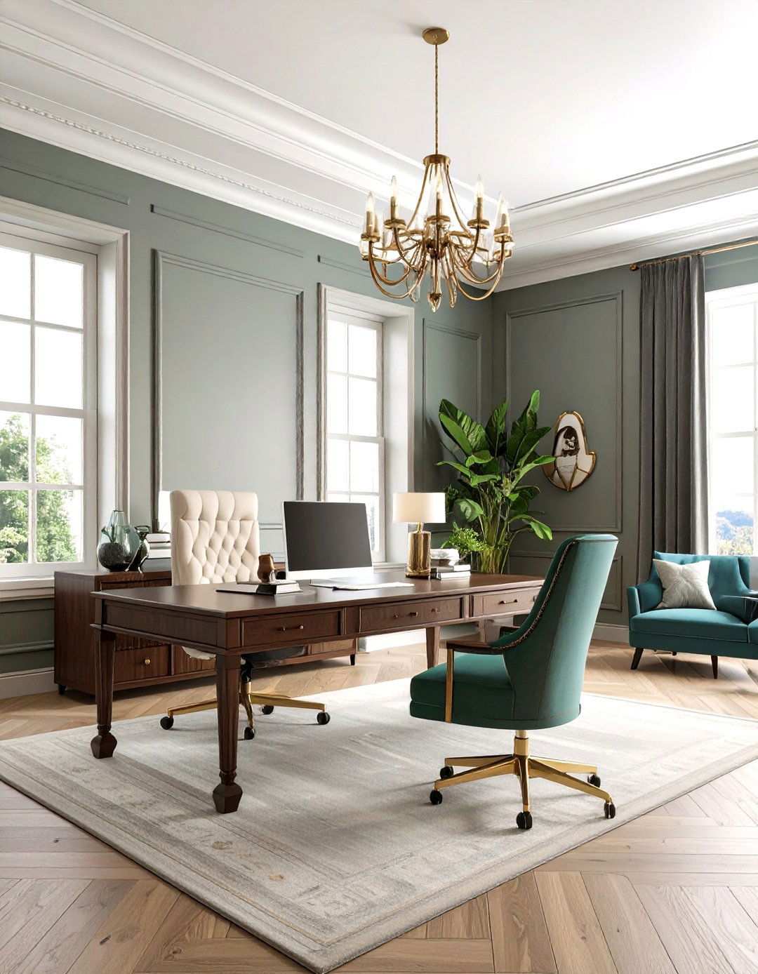 Taupe Neutral Sophistication - 24 Home Office Paint Colors