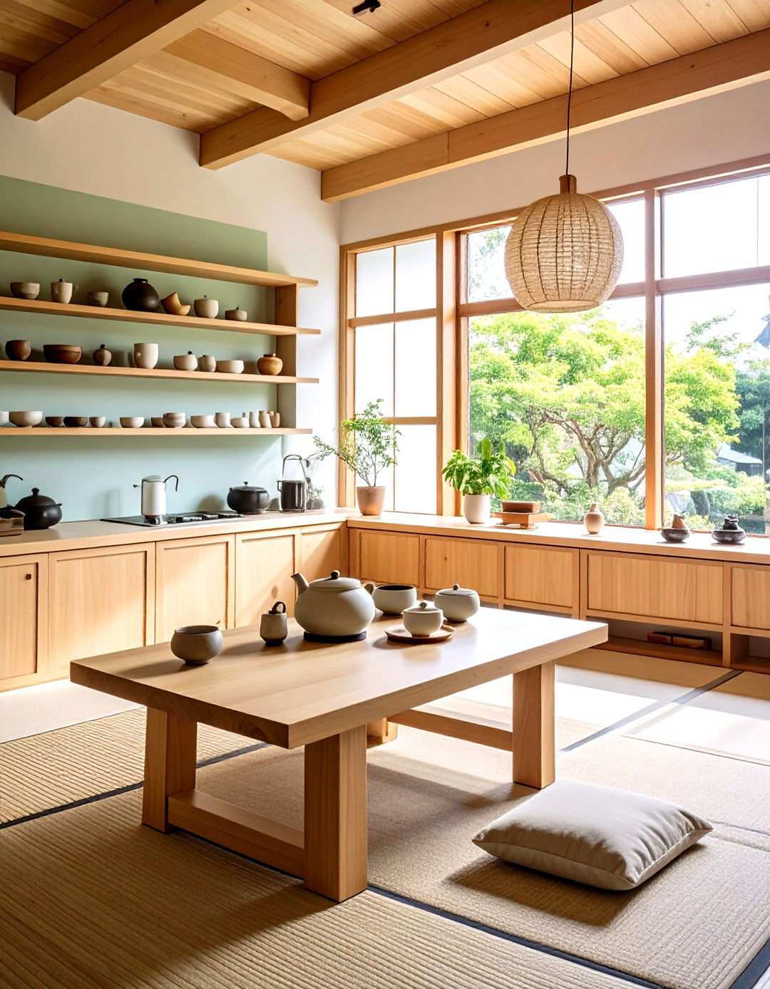 Tea Ceremony Spaces and Ritual Integration - 24 Japanese Style Kitchen Ideas