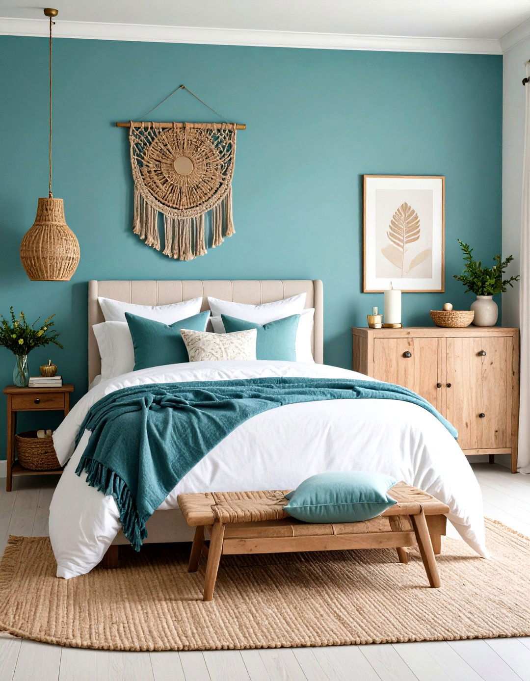 Teal Blue Coastal Inspiration - 24 Moody Blue Bedroom Ideas