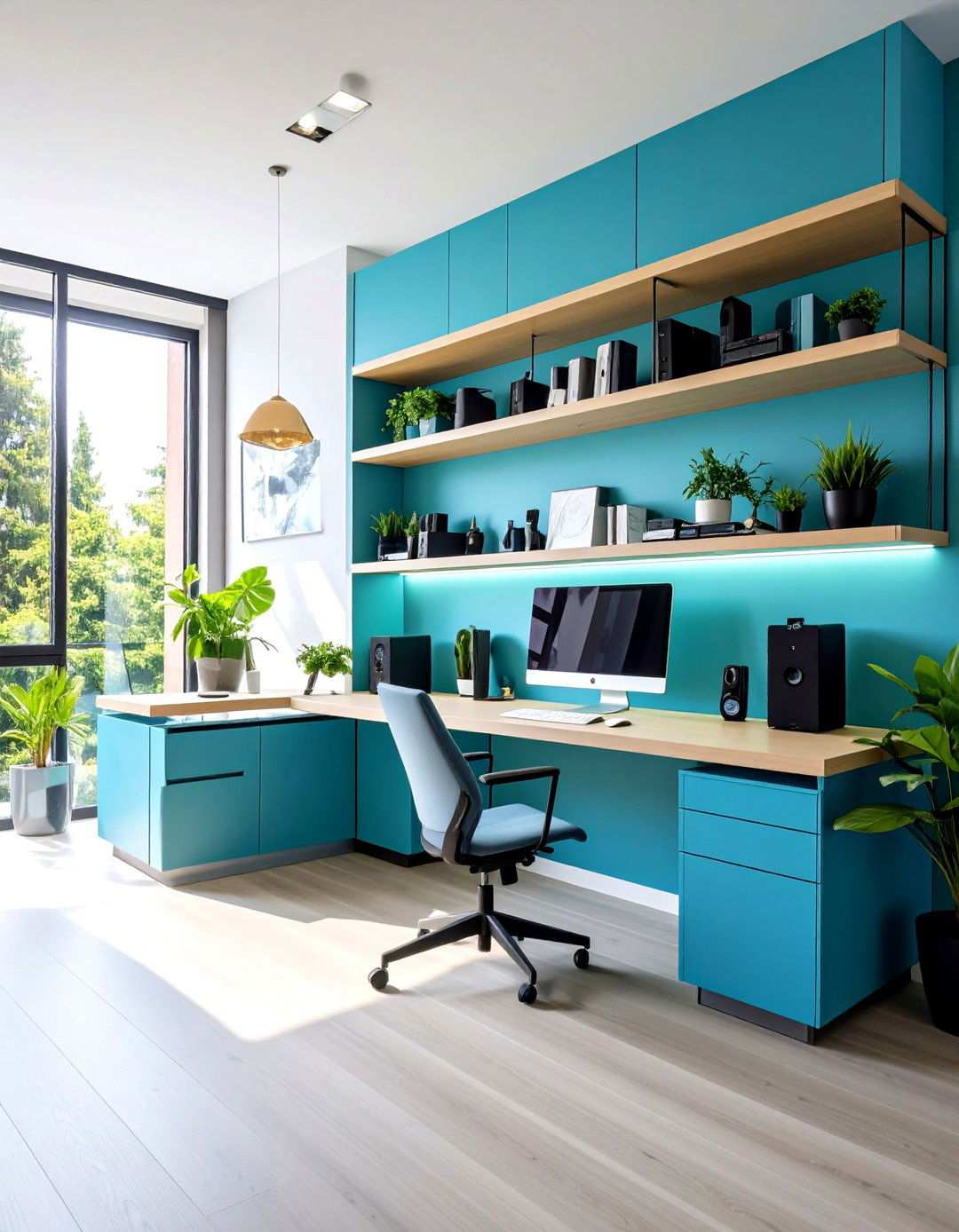 Tech Smart Home Office Innovation - 24 Shelf Decor Ideas