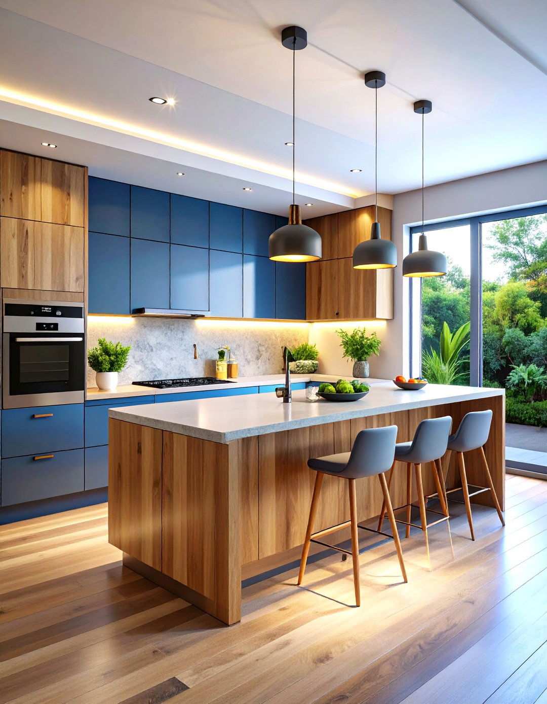 Technology Integrated Kitchen Design - 24 Luxury Interior Design Ideas