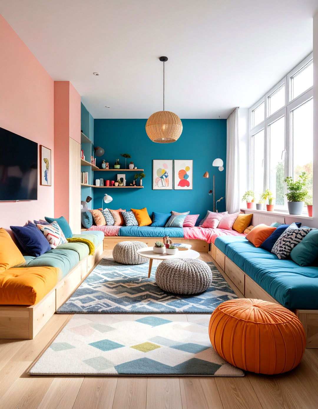 Teen Hangout Social Space - 24 Spare Room Ideas